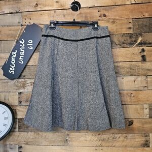 Separates by New York city design Wool Blend A-Line Flair Skirt Size 10